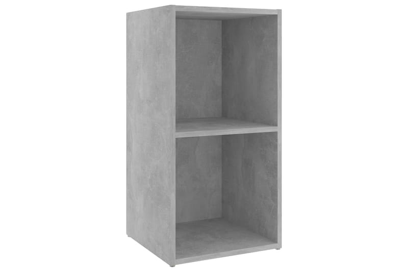TV-tasot 2 kpl betoninharmaa 72x35x36,5 cm lastulevy - Harmaa - Huonekalut - TV- & Mediakalusteet - TV-kaappi