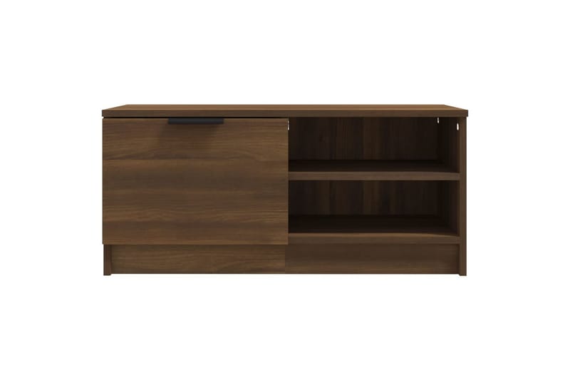 TV-tasot 2 kpl ruskea tammi 80x35x36,5 cm tekninen puu - Ruskea - Huonekalut - TV- & Mediakalusteet - Tv taso & Mediataso