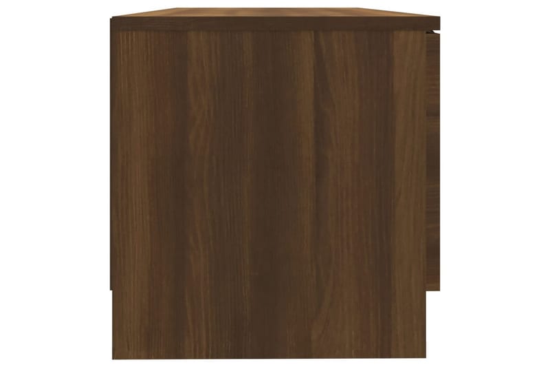 TV-tasot 2 kpl ruskea tammi 80x35x36,5 cm tekninen puu - Ruskea - Huonekalut - TV- & Mediakalusteet - Tv taso & Mediataso