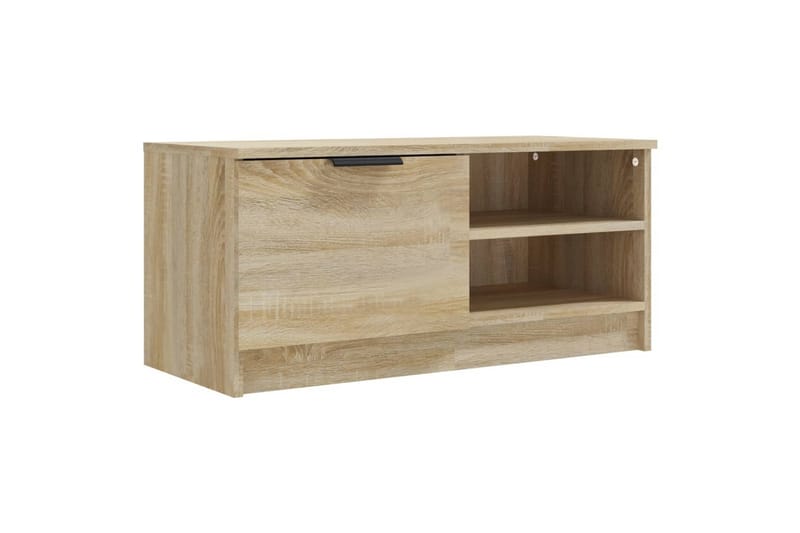 TV-tasot 2 kpl Sonoma-tammi 80x35x36,5 cm tekninen puu - Ruskea - Huonekalut - TV- & Mediakalusteet - Tv taso & Mediataso