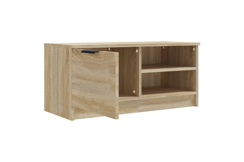 TV-tasot 2 kpl Sonoma-tammi 80x35x36,5 cm tekninen puu - Ruskea - Huonekalut - TV- & Mediakalusteet - Tv taso & Mediataso