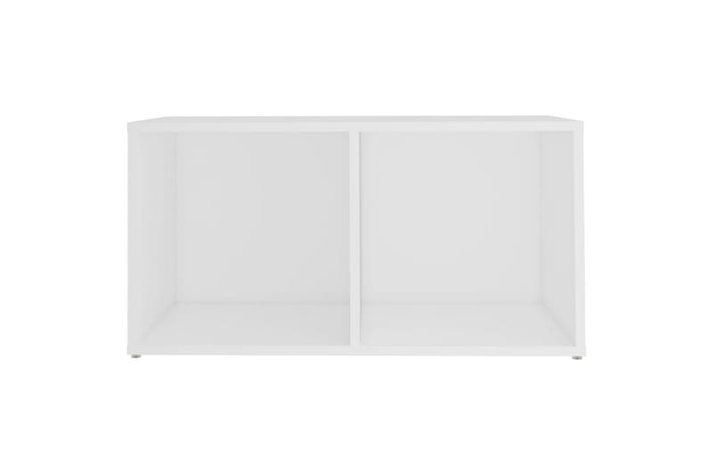 TV-tasot 2 kpl valkoinen 72x35x36,5 cm lastulevy - Valkoinen - TV-kaappi