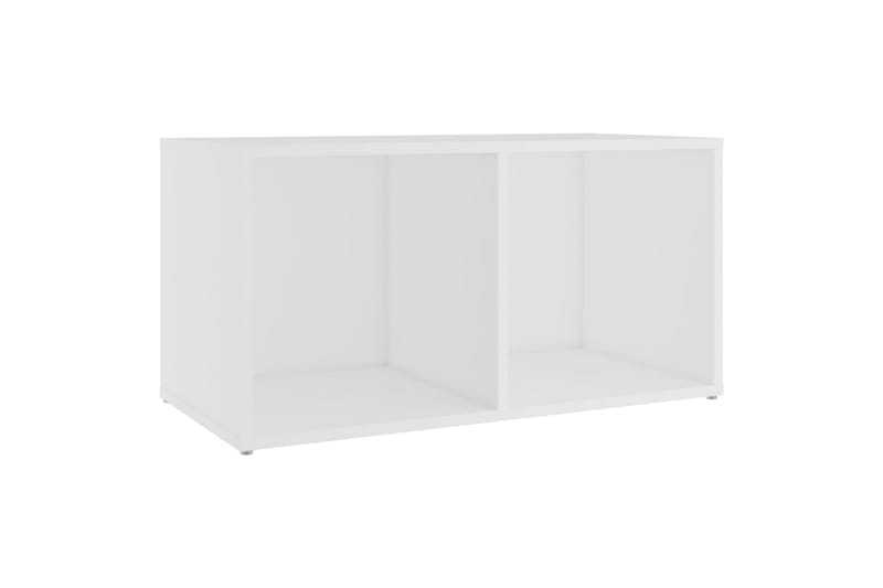 TV-tasot 2 kpl valkoinen 72x35x36,5 cm lastulevy - Valkoinen - TV-kaappi