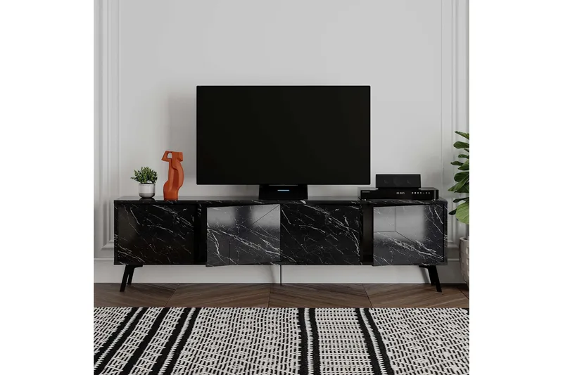 TV-tasot ja mediatasot Dune TV-taso 180 cm Beige Beige - Huonekalut - TV- & Mediakalusteet - Tv taso & Mediataso