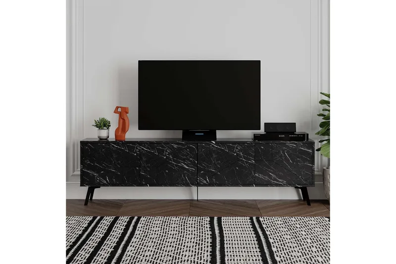 TV-tasot ja mediatasot Dune TV-taso 180 cm Beige Beige - Huonekalut - TV- & Mediakalusteet - Tv taso & Mediataso