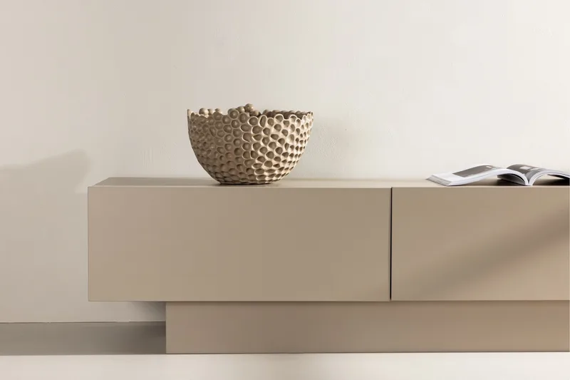 Cuenca TV-taso 160x47 cm beige Venture Home Cuenca-TV-taso 160x47 cm Beige - Huonekalut - TV- & Mediakalusteet - Tv taso & Mediataso