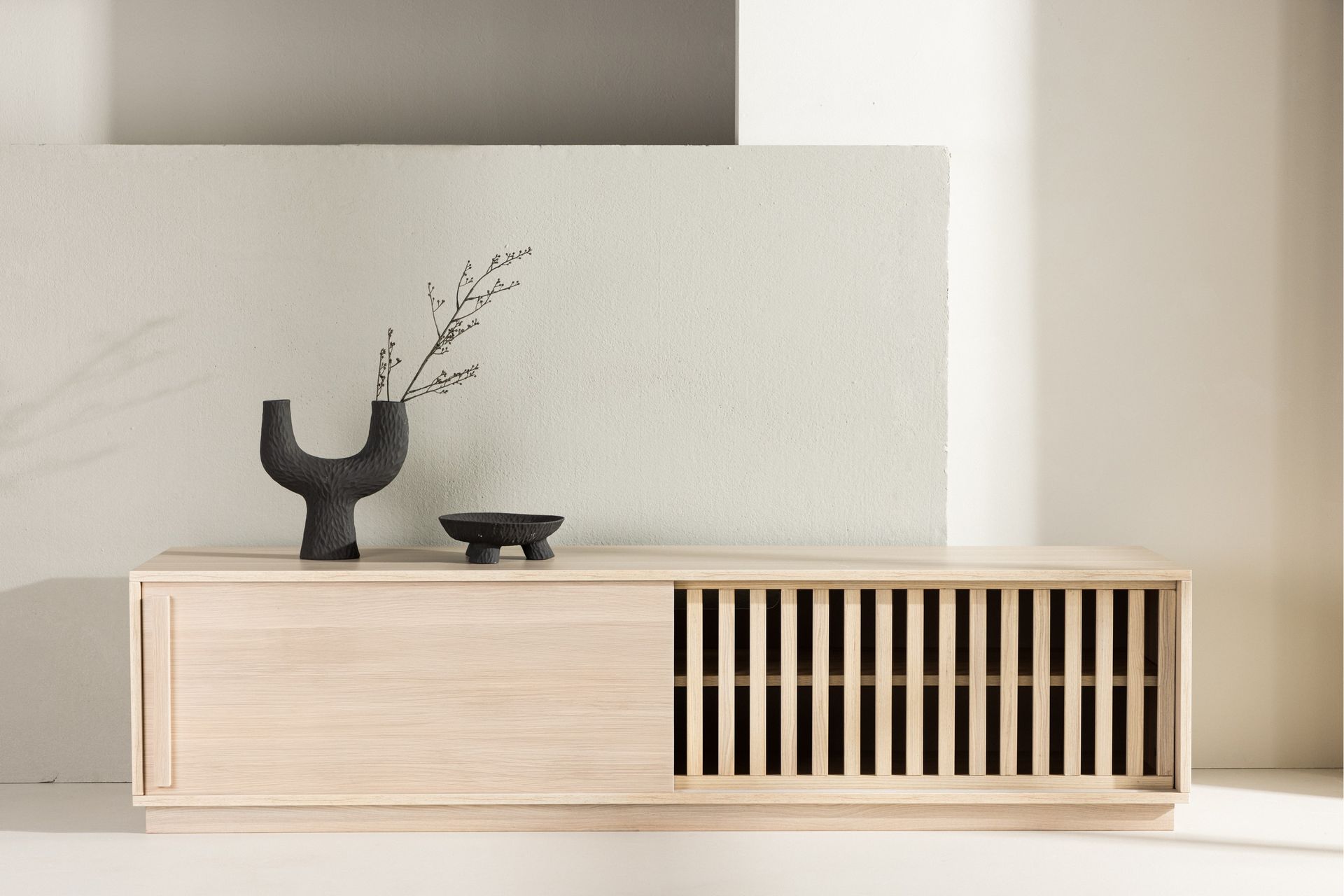 Lugo TV-taso 180x40 cm - Valkoinen - Huonekalut - TV- & Mediakalusteet - Tv taso & Mediataso