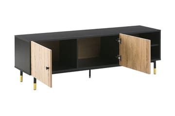 Maryneal TV-taso 150x40 cm - Musta/vaalea puu - Huonekalut - TV- & Mediakalusteet - Tv taso & Mediataso