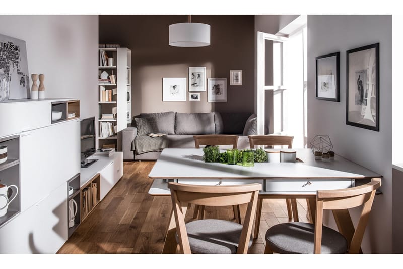 Mediataso 4You 187 cm Valkoinen - VOX - Huonekalut - TV- & Mediakalusteet - Tv taso & Mediataso