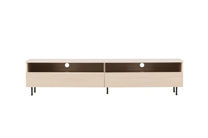 Navarra TV-taso 180x40 cm, Valkoinen