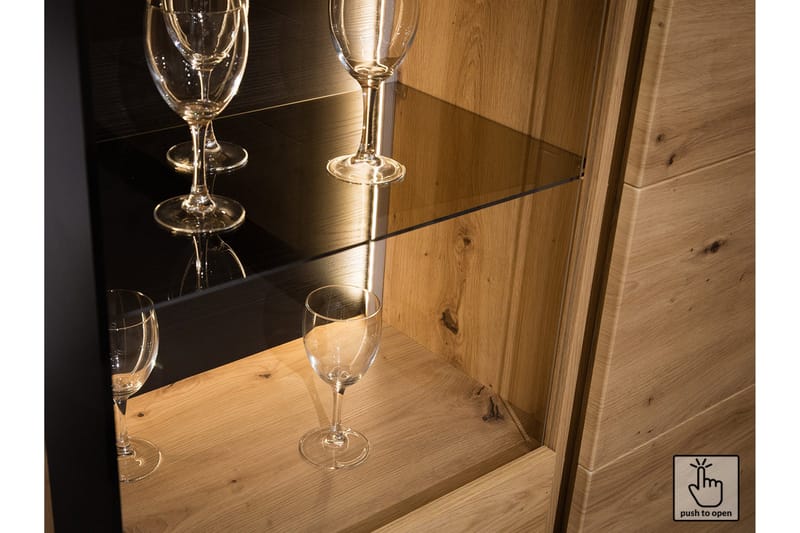 Quant 41x155 cm - Tammi/Musta - Huonekalut - TV- & Mediakalusteet - Tv taso & Mediataso