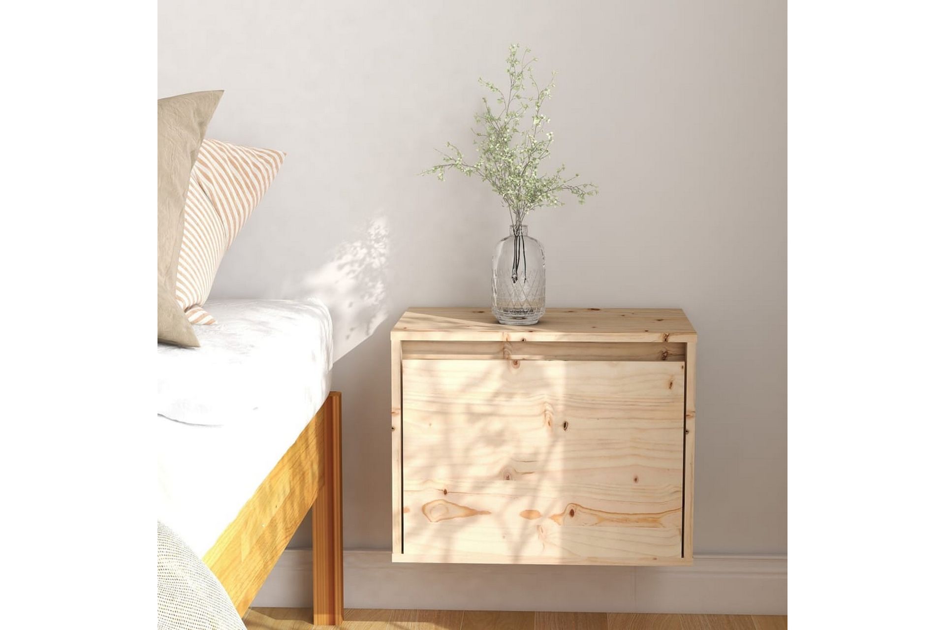 Seinäkaappi 45x30x35 cm täysi mänty - Ruskea - Huonekalut - TV- & Mediakalusteet - Tv taso & Mediataso