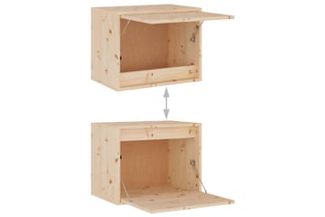 Seinäkaappi 45x30x35 cm täysi mänty - Ruskea - Huonekalut - TV- & Mediakalusteet - Tv taso & Mediataso