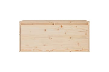 Seinäkaappi 80x30x35 cm täysi mänty - Ruskea - Huonekalut - TV- & Mediakalusteet - Tv taso & Mediataso