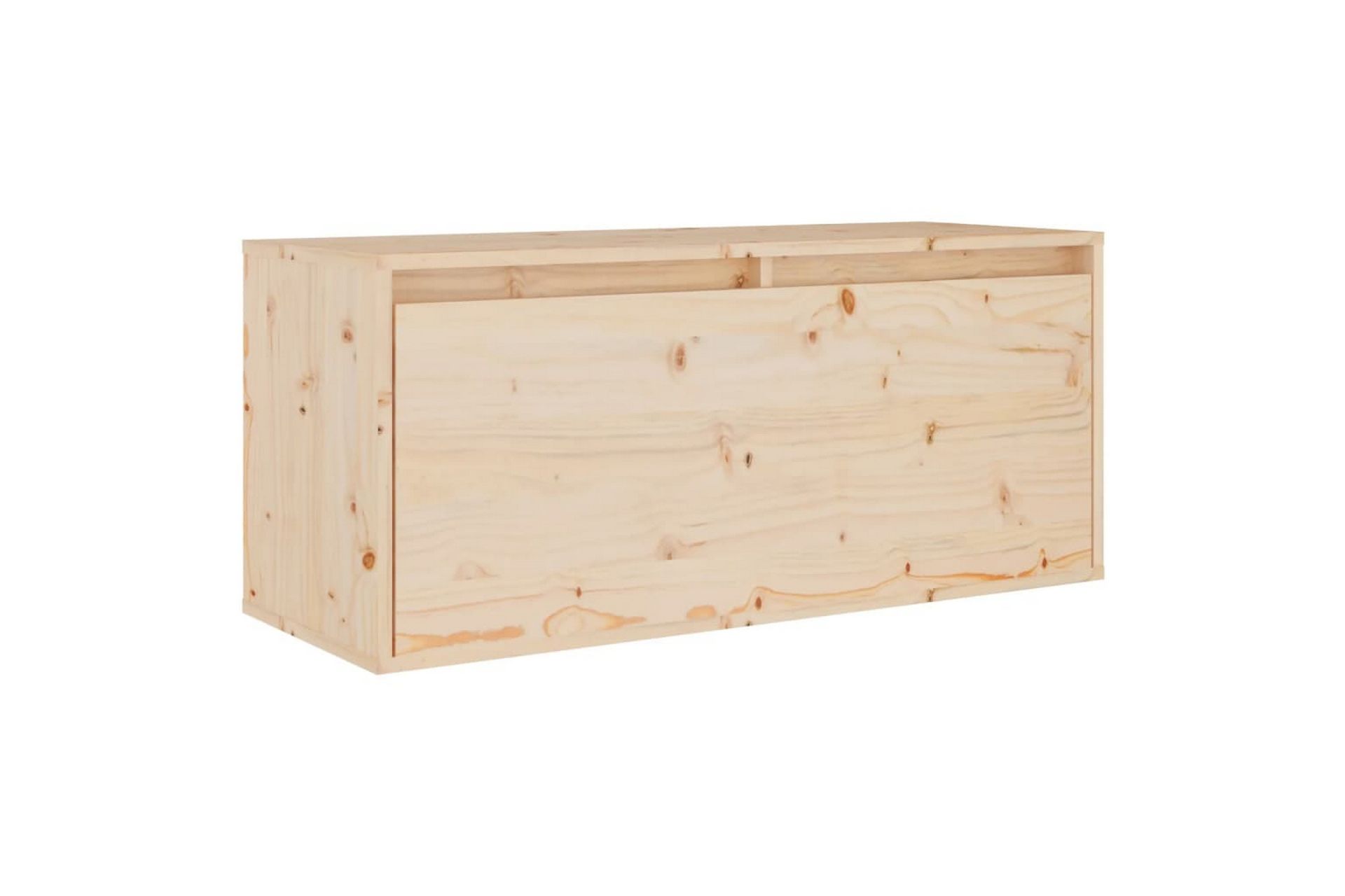Seinäkaappi 80x30x35 cm täysi mänty - Ruskea - Huonekalut - TV- & Mediakalusteet - Tv taso & Mediataso