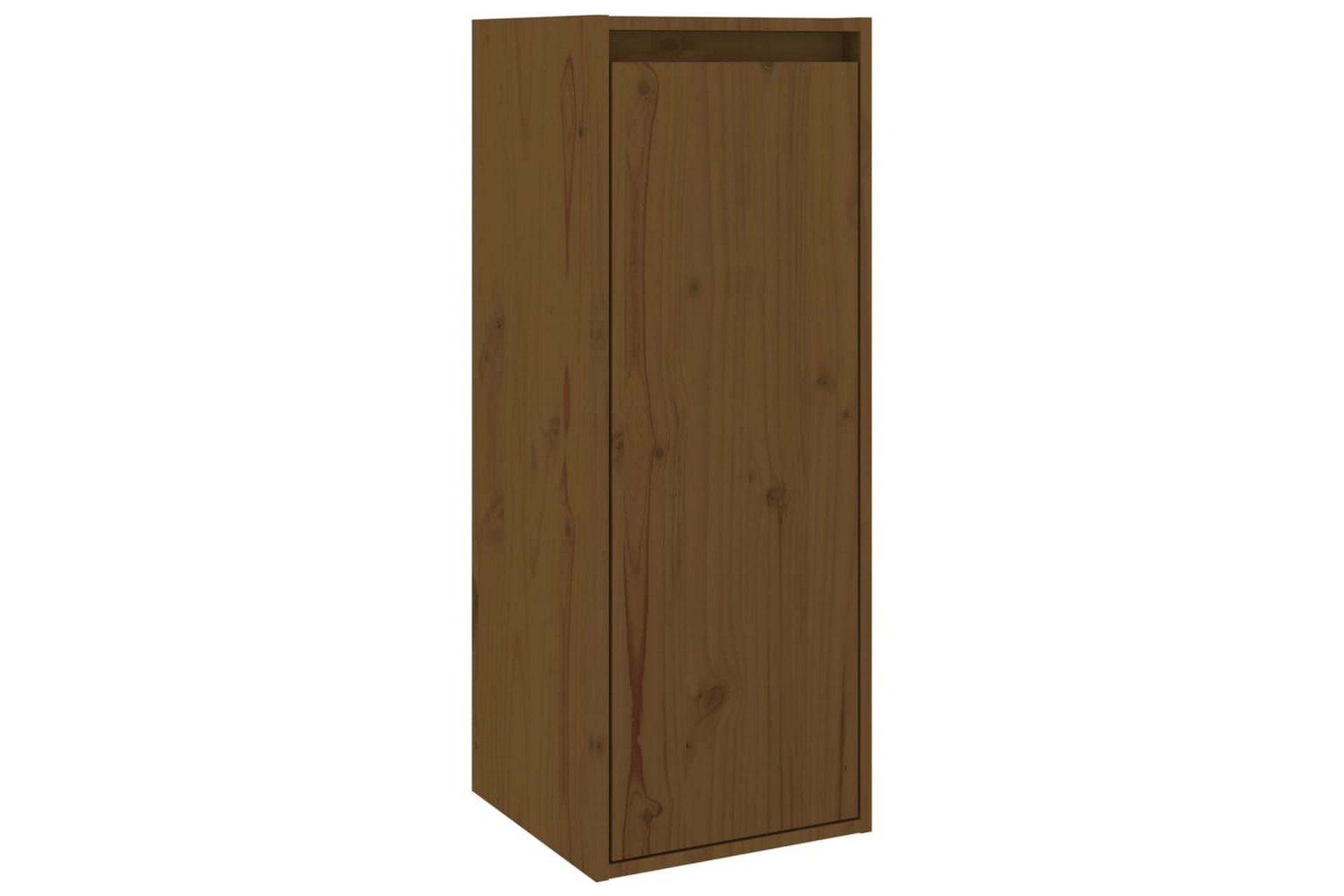 Seinäkaappi hunajanruskea 30x30x80 cm täysi mänty - Ruskea - Huonekalut - TV- & Mediakalusteet - Tv taso & Mediataso