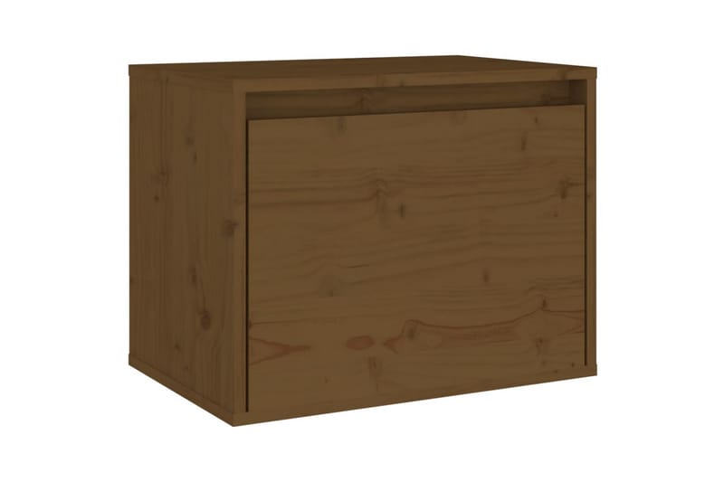 Seinäkaappi hunajanruskea 45x30x35 cm täysi mänty - Ruskea - Huonekalut - TV- & Mediakalusteet - Tv taso & Mediataso