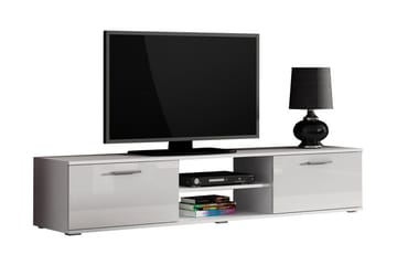 Soho lattialla seisova tv-taso 180 cm säilytystilalla maalattua puuta - Valkoinen - Huonekalut - TV- & Mediakalusteet - Tv taso & Mediataso