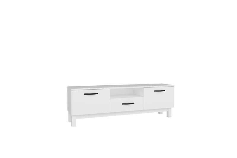 Suzi TV-taso 150x35,3 cm Valkoinen - Hanah Home - Huonekalut - TV- & Mediakalusteet - Tv taso & Mediataso