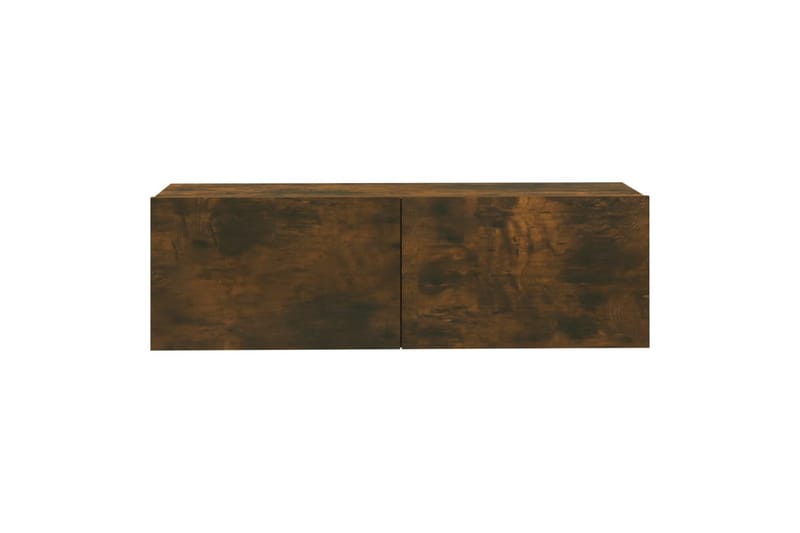 TV-seinäkaappi savutammi 100x30x30 cm tekninen puu - Ruskea - Huonekalut - TV- & Mediakalusteet - Tv taso & Mediataso