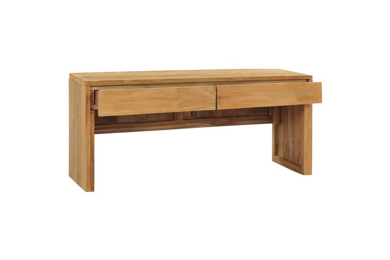 TV-taso 100x35x45 cm täysi tiikki - Ruskea - Huonekalut - TV- & Mediakalusteet - Tv taso & Mediataso
