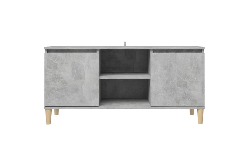 TV-taso 103,5x30x50 cm Puujalat - Betoninharmaa - Huonekalut - TV- & Mediakalusteet - Tv taso & Mediataso