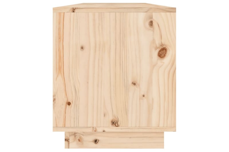 TV-taso 110,5x34x40 cm täysi mänty - Ruskea - Huonekalut - TV- & Mediakalusteet - Tv taso & Mediataso