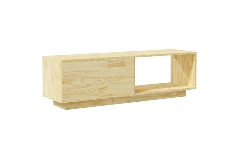 TV-taso 110x30x33,5 cm täysi mänty - Ruskea - Huonekalut - TV- & Mediakalusteet - Tv taso & Mediataso