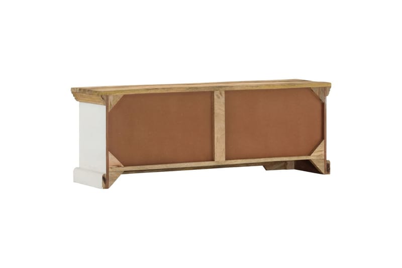 TV-taso 110x30x40 cm täysi mangopuu - Ruskea - Huonekalut - TV- & Mediakalusteet - Tv taso & Mediataso