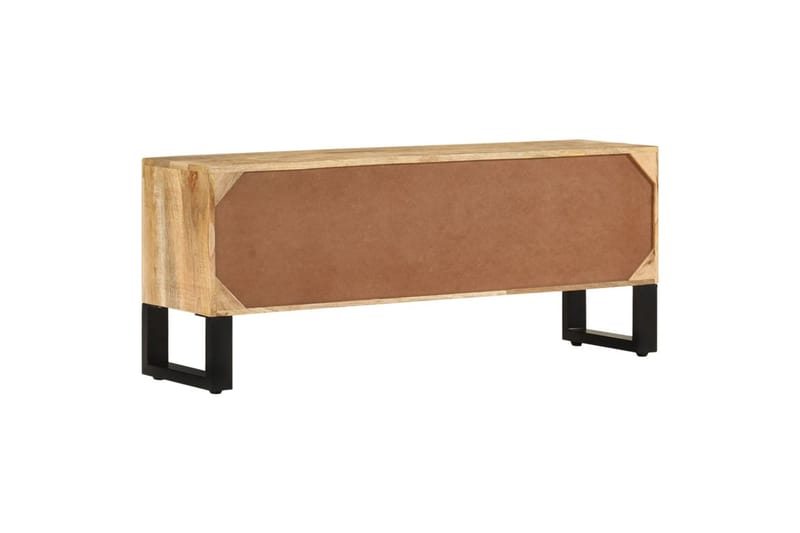 TV-taso 110x30x45 cm karkea mangopuu - Ruskea - Huonekalut - TV- & Mediakalusteet - Tv taso & Mediataso