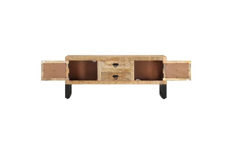 TV-taso 110x30x45 cm karkea mangopuu - Ruskea - Huonekalut - TV- & Mediakalusteet - Tv taso & Mediataso