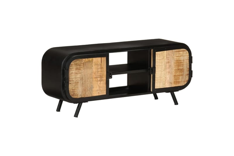 TV-taso 110x30x45 cm karkea mangopuu - Huonekalut - TV- & Mediakalusteet - Tv taso & Mediataso