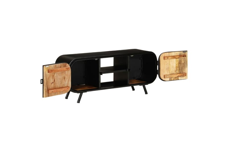 TV-taso 110x30x45 cm karkea mangopuu - Huonekalut - TV- & Mediakalusteet - Tv taso & Mediataso