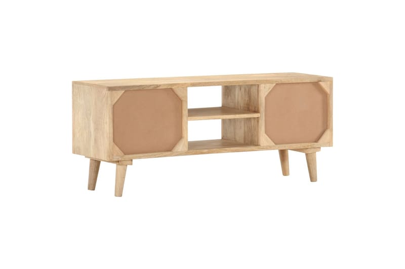TV-taso 110x30x45 cm täysi mangopuu - Ruskea - Huonekalut - TV- & Mediakalusteet - Tv taso & Mediataso