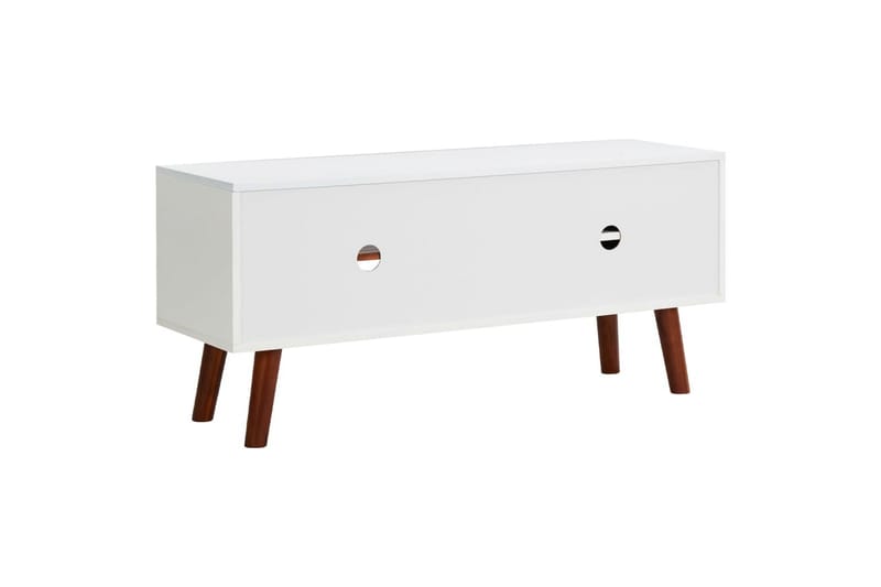 TV-taso 110x35x50 cm täysi akaasiapuu ja MDF - Huonekalut - TV- & Mediakalusteet - Tv taso & Mediataso