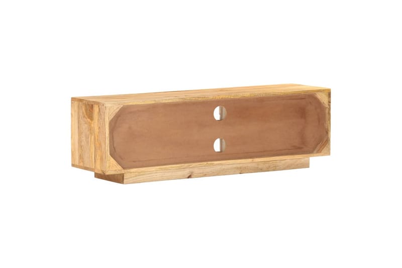 TV-taso 116x30x35 cm täysi mangopuu - Punainen - Huonekalut - TV- & Mediakalusteet - Tv taso & Mediataso