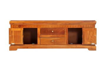 TV-taso 119x30x40 cm täysi akaasiapuu - Ruskea - Huonekalut - TV- & Mediakalusteet - Tv taso & Mediataso