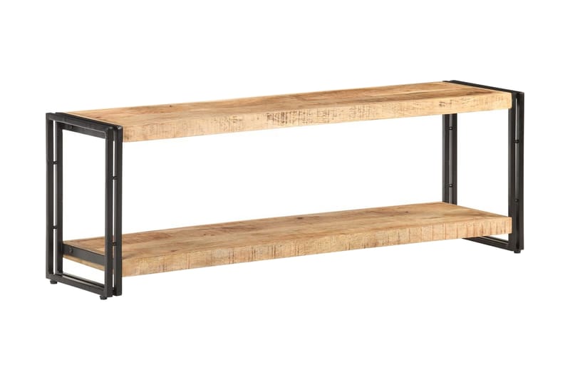 TV-taso 120x30x40 cm karkea mangopuu - Huonekalut - TV- & Mediakalusteet - Tv taso & Mediataso