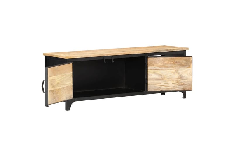 TV-taso 120x30x40 cm täysi mangopuu - Huonekalut - TV- & Mediakalusteet - Tv taso & Mediataso