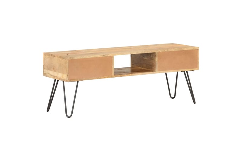 TV-taso 120x35x45 cm täysi mangopuu - Ruskea - Huonekalut - TV- & Mediakalusteet - Tv taso & Mediataso