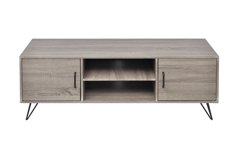 TV-taso 120x40x45 cm Harmaa - Harmaa - Huonekalut - TV- & Mediakalusteet - Tv taso & Mediataso