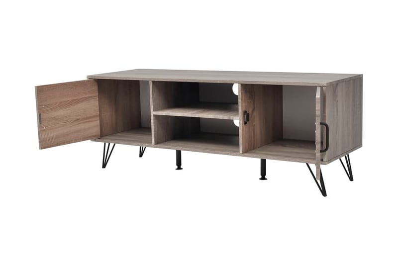 TV-taso 120x40x45 cm Harmaa - Harmaa - Huonekalut - TV- & Mediakalusteet - Tv taso & Mediataso