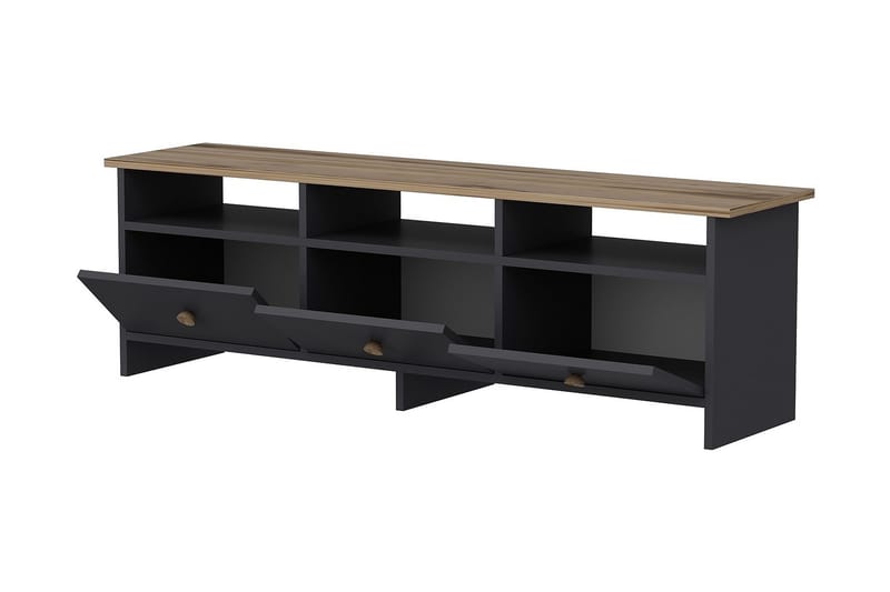 TV-taso 150 cm Antrasiitti/Tammi - Huonekalut - TV- & Mediakalusteet - Tv taso & Mediataso