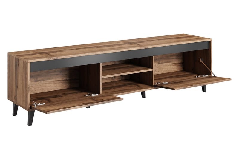 TV-taso 170 cm Paddalsliden - Luonnonväri/Antrasiitti - Huonekalut - TV- & Mediakalusteet - Tv taso & Mediataso