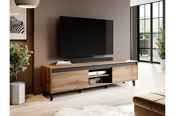 TV-taso 170 cm Paddalsliden - Luonnonväri/Antrasiitti - Huonekalut - TV- & Mediakalusteet - Tv taso & Mediataso