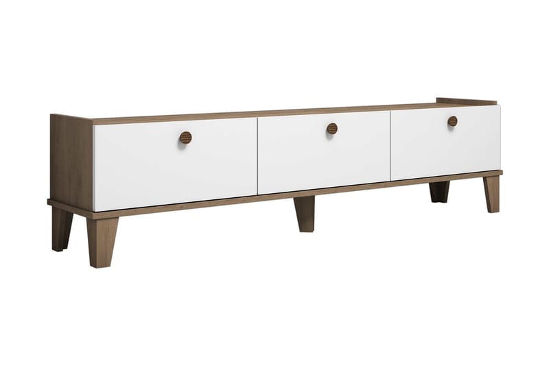 Tv-taso 178 cm - Luonnonväri/Valkoinen - Huonekalut - TV- & Mediakalusteet - Tv taso & Mediataso