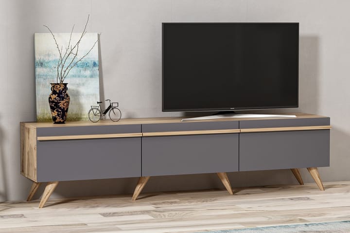 TV-taso 180 cm - Antrasiitti - Tv taso & Mediataso