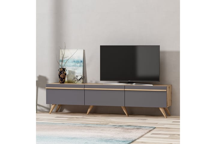 TV-taso 180 cm - Antrasiitti - Tv taso & Mediataso