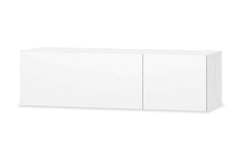 TV-taso 2 kpl Lastulevy 120x40x34 cm Korkeakiilto Valkoinen - Valkoinen - Huonekalut - TV- & Mediakalusteet - Tv taso & Mediataso