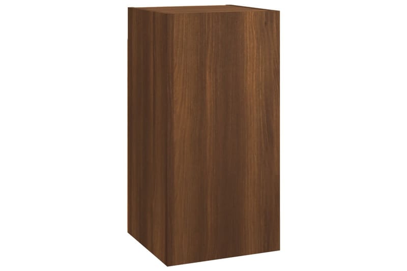 TV-taso 2 kpl ruskea tammi 30,5x30x60 cm tekninen puu - Ruskea - Huonekalut - TV- & Mediakalusteet - Tv taso & Mediataso